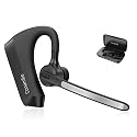 Conambo K21 Bluetooth Headset V5.1, Bluetooth Earpiece with CVC 8.0 Dual Mic Noise Cancelling Wireless Headphone - Mute & Volume Buttons 16Hrs Talking