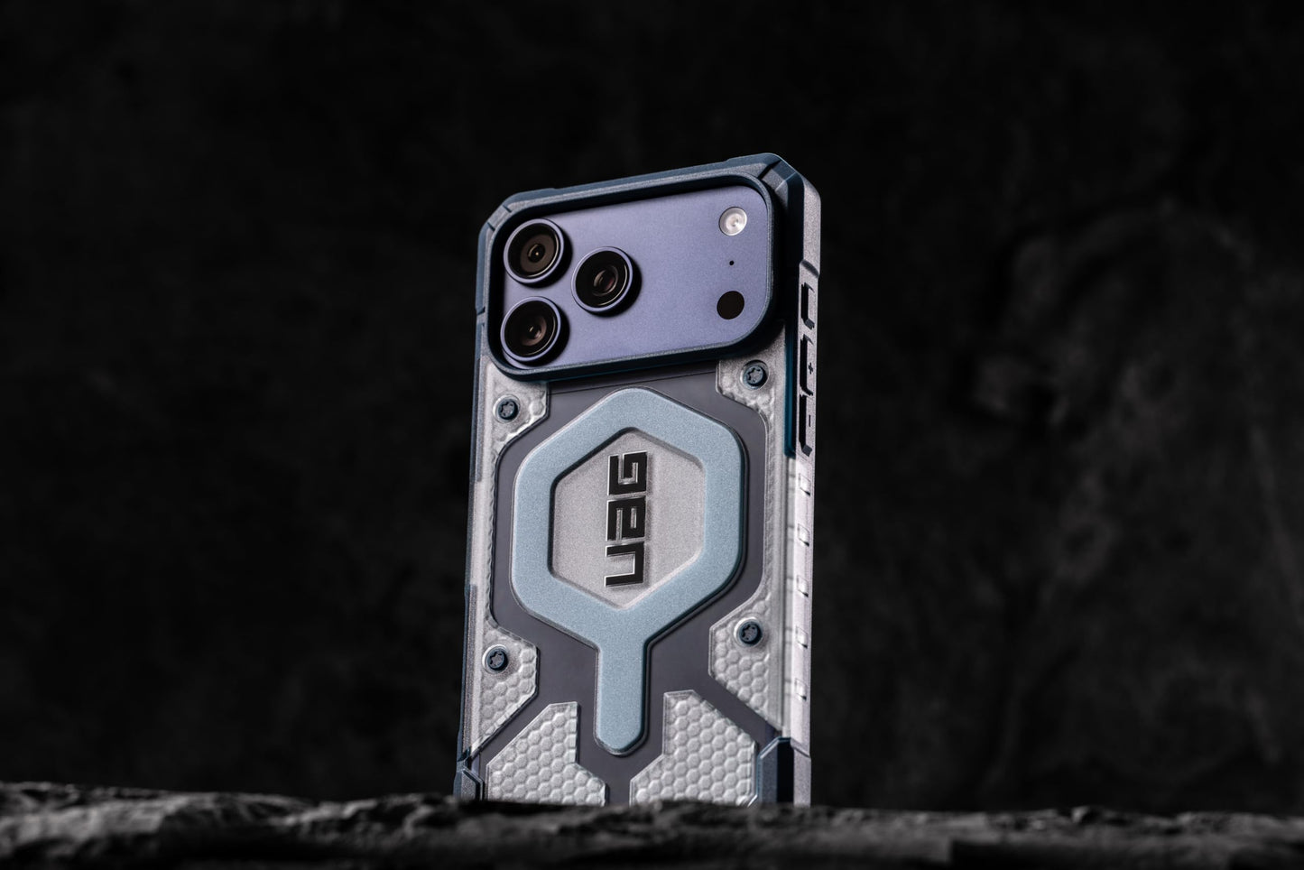 URBAN ARMOR GEAR UAG Designed for iPhone 17 Pro Case Pathfinder Clear + Wrist Lanyard Bundle - Compatible with MagSafe Military Grade Protective