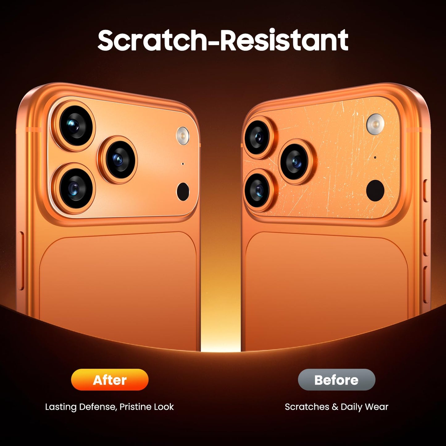 Uyiton 3 Pack for iPhone 17 Pro Camera Plateau Protector - Matte
