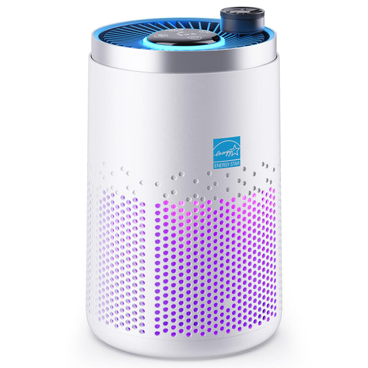 AROEVE Air Purifier for Bedroom: MK20 High Effiency Filter for Home Office Dorm-Covers 1335 Sq.Ft, 23dB Quiet Sleep Mode&Aroma-Low Energy Air Cleaner