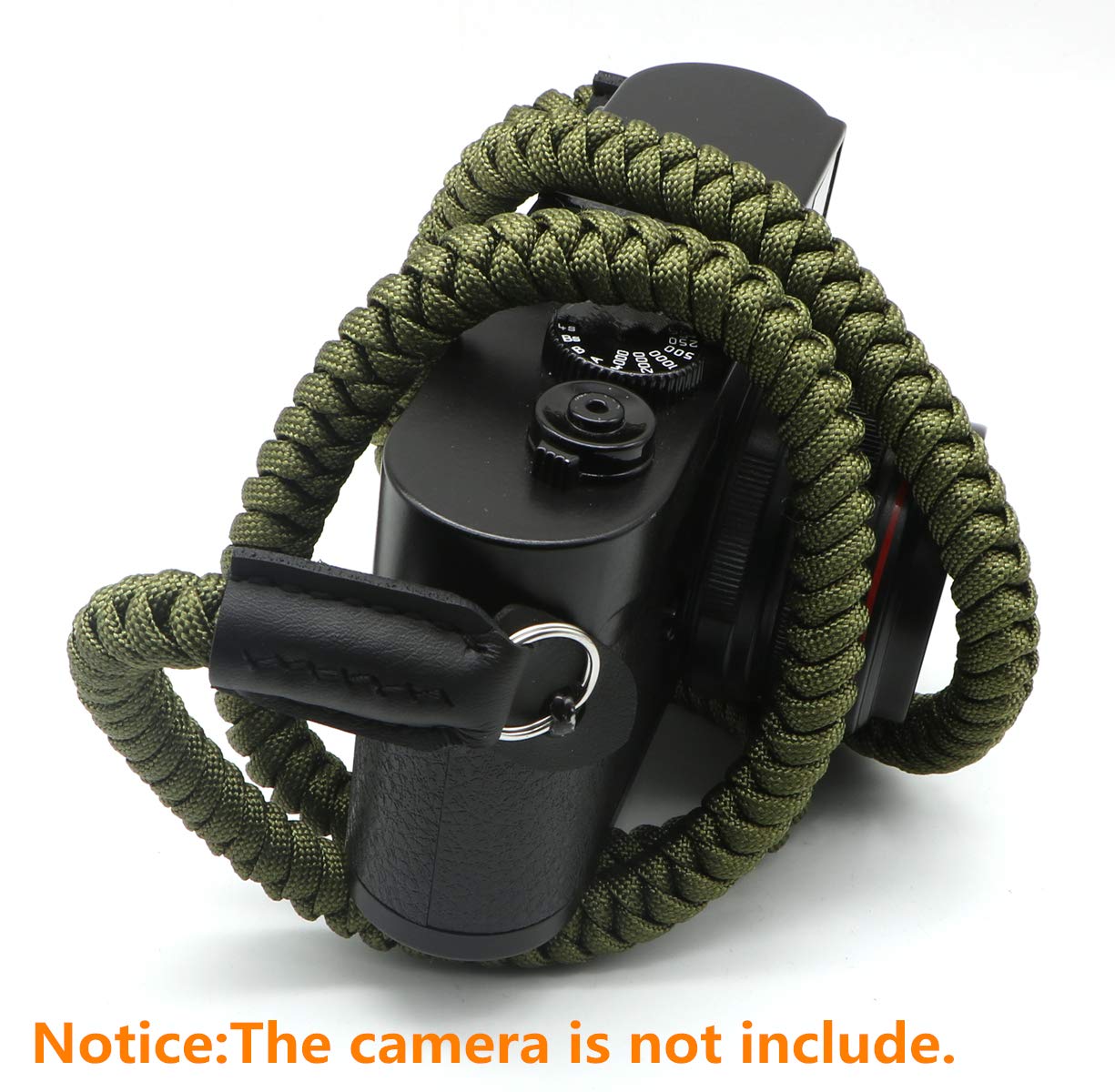 HITHUT Paracord Woven Camera Neck Shoulder Strap Belt Hand Compatible with Canon Nikon Sony Olympus Pentax Fujifilm Panasonic SLR DSLR Digital