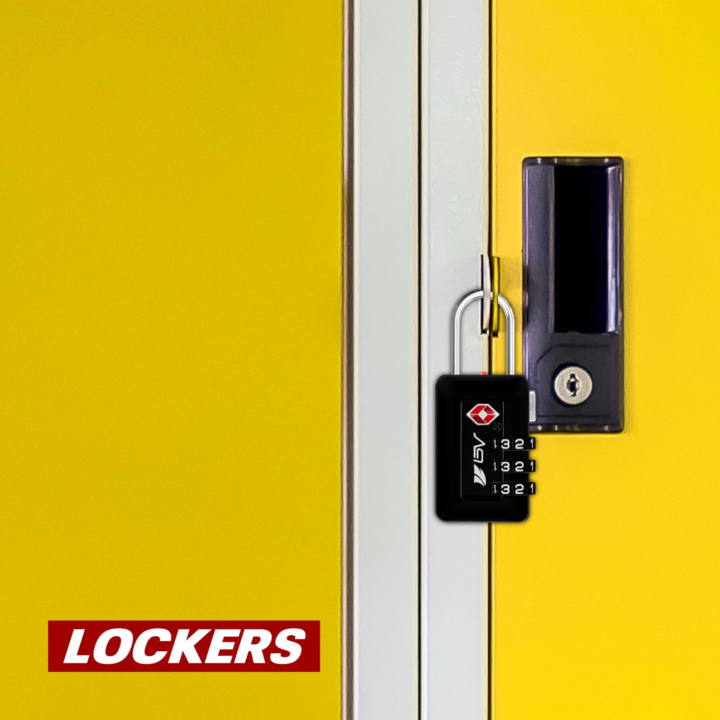 BV TSA Accepted Luggage Travel Lock, 2 Pack – Set-Your-Own Combination Locks for Suitcase, Gym Locker, Toolbox, Filing Cabinets & Bags