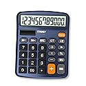 TRULY 12 Digits Desktop Calculator with Large LCD Display and Sensitive Button, Dual Solar Power and Battery, Standard Function for Office, Home