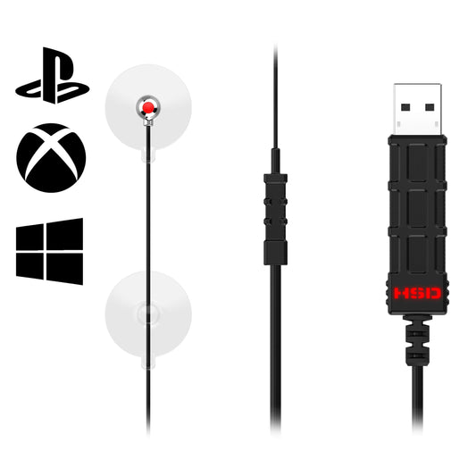 Hipshotdot PRO Color and Brightness Control Dot LED Aim Assist Mod for Gaming TV Compatible with Xbox, PlayStation, Nintendo and PC - Works with All