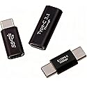 Pastall USB C 3.1 Adapter Set - 3 Styles: Male to Male, Female to Female, Male to Female - Type C Adapter Compatible With MacBook, Nintendo Switch…