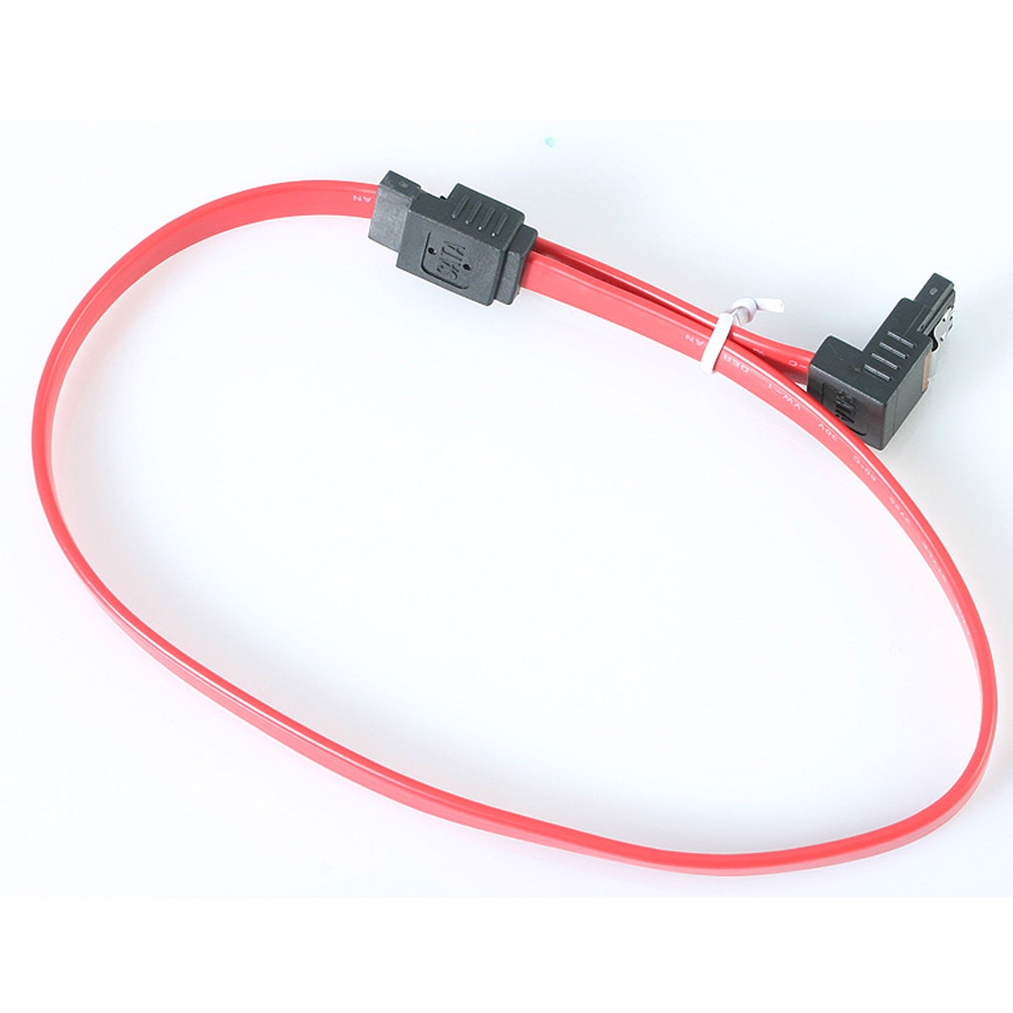 StarTech.com 18in Latching SATA to Right Angle SATA Serial ATA Cable - Right Angle SATA Cable - SATA 6Gbps - 18 inch (LSATA18RA1)