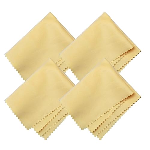 Microfiber Screen Cleaning Cloths, HTTX 4-Pack 6 x 7 inches for Cell Phones, Tablets, LCD TV, Laptop, Camera Lenses, Surface Tablet, Monitor, Car GPS