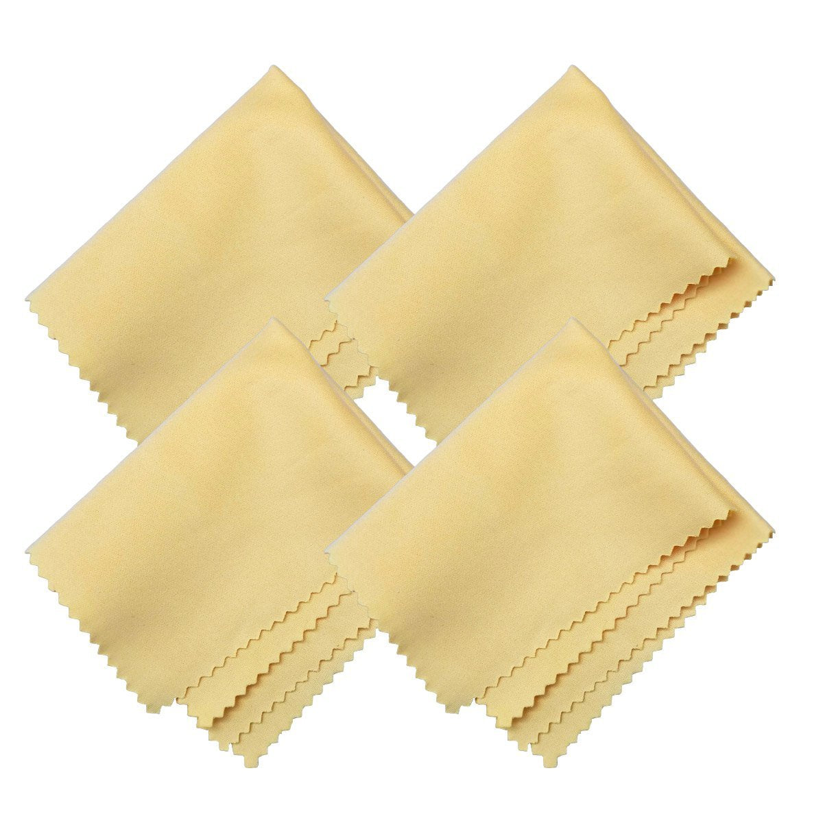Microfiber Screen Cleaning Cloths, HTTX 4-Pack 6 x 7 inches for Cell Phones, Tablets, LCD TV, Laptop, Camera Lenses, Surface Tablet, Monitor, Car GPS
