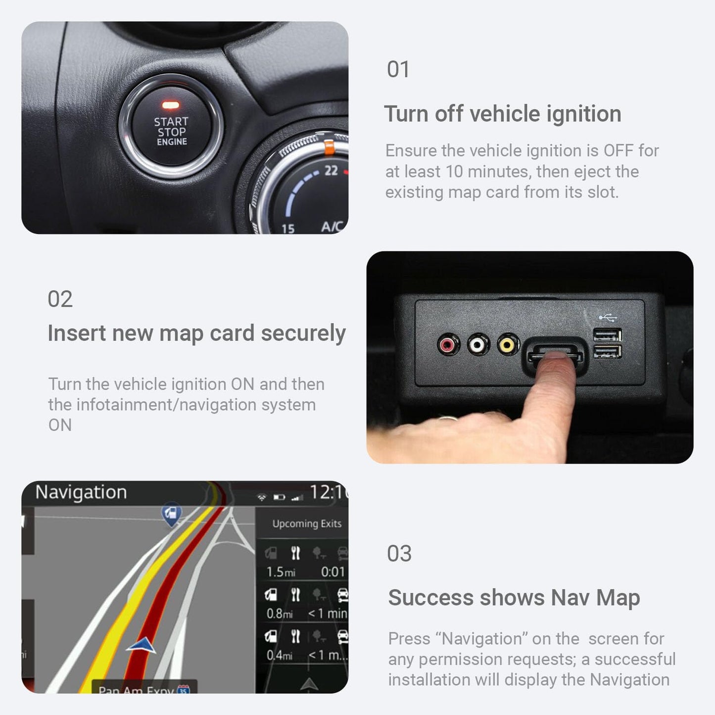 Navigation SD Card Compatible with Year 2021 2022 2023 Model cx5/9,2022 2023 Year Model mx30/cx50