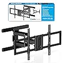 Heavy Duty Dual Arm Articulating TV Wall Mount Bracket for LG OLED evo G4 4K Smart TV 2024 with Supplied Wall Mount OLED97G4WUA 97 Inch TV - Tilt