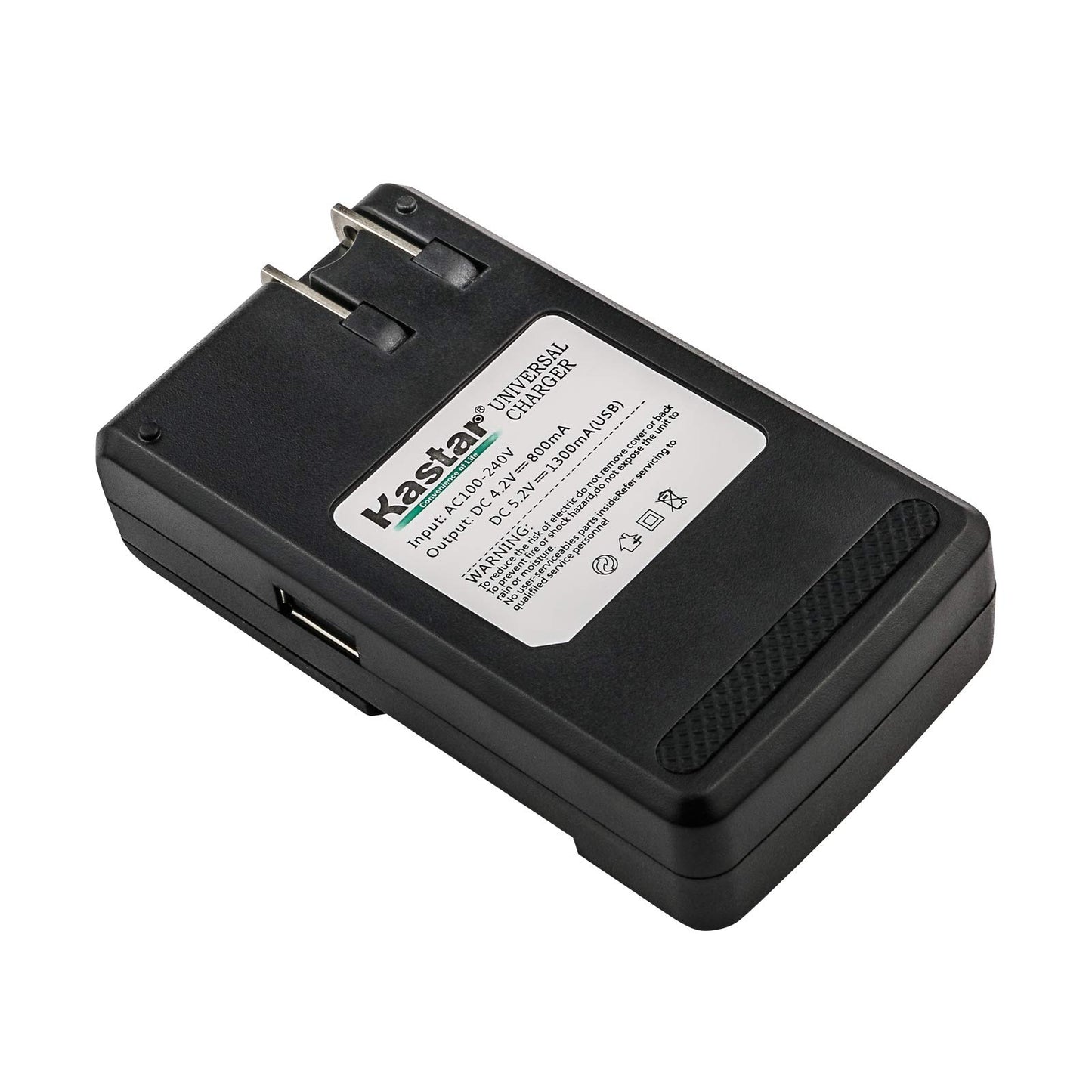 Kastar Intelligent Mini Travel Charger (with High Speed Portable USB Charge Function) for PDA Camera Li-ion Battery Digital Cameras Mp3 Mp4 Players