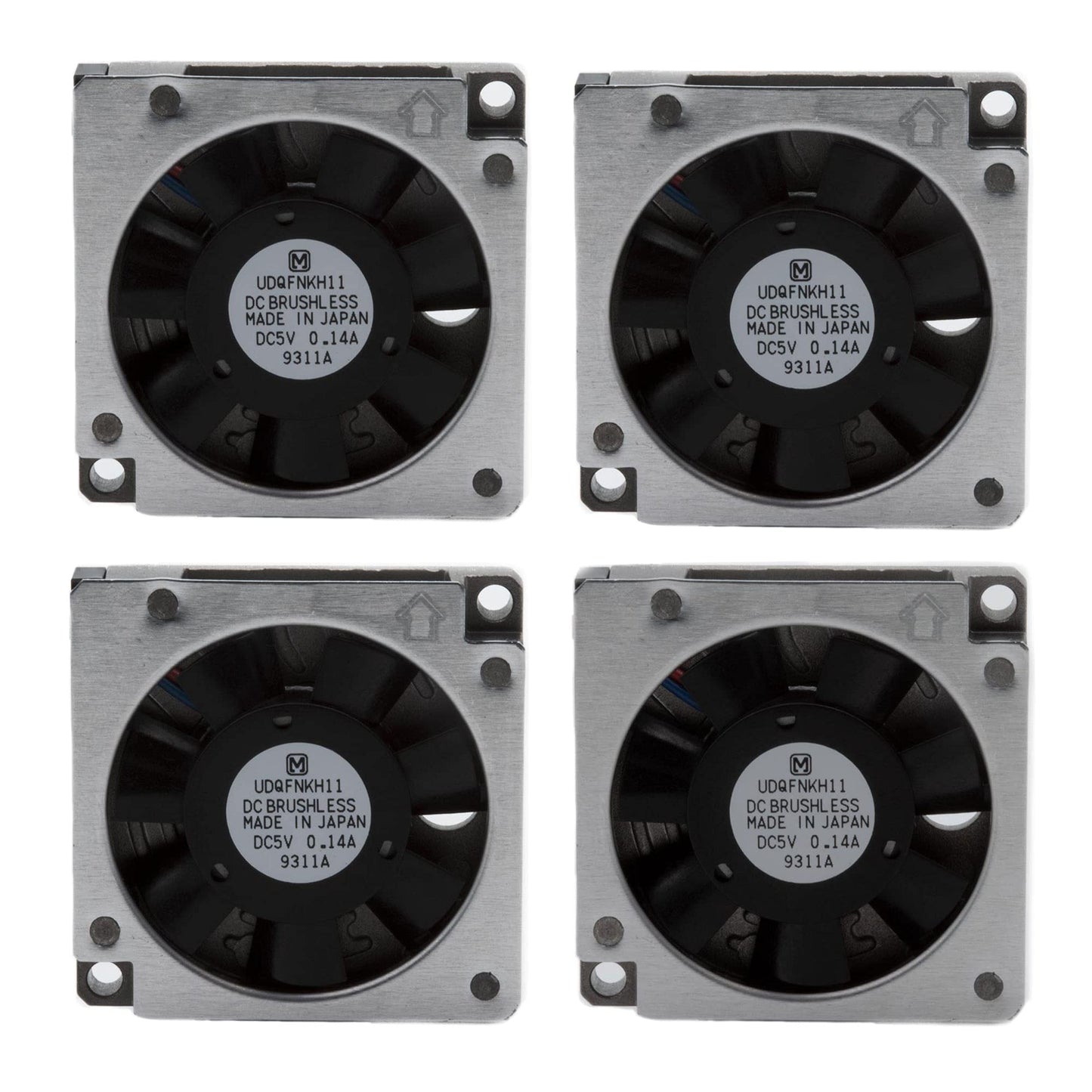 5V 0.14A 35mm x 7mm High Performance Square Cooling Fan (4)