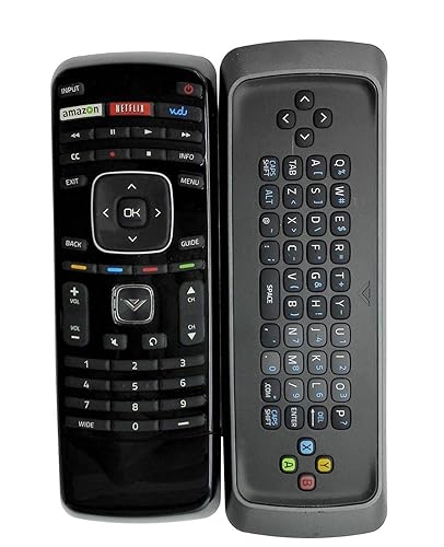 New XRT300 Remote Control QWERTY Keyboard with Vudu for VIZIO LCD LED Smart TV