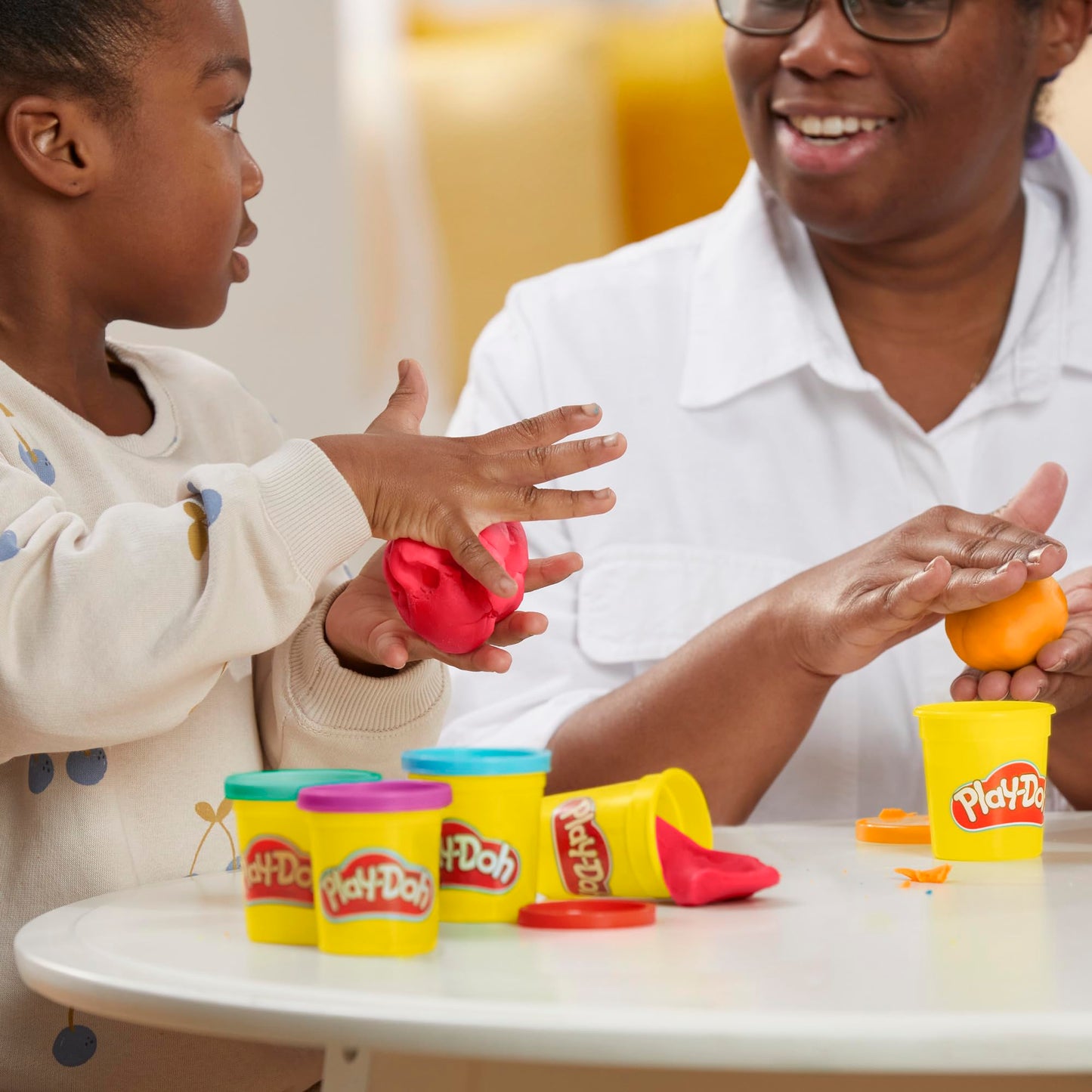 Play-Doh Jewel Colors Bulk 12-Pack of 4-Ounce Cans, Holiday Stocking Stuffers, Prizes & Party Favors, Kids Arts & Crafts, Preschool Toys, Ages 2+…