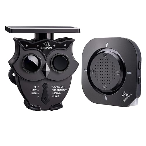 1/2 Mile Long Range Solar Wireless Driveway Alarm System IP65 Weatherproof Outdoor Motion Detectors&Sensor 120dB Siren Sound Light Security Alert