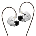 CCA C10 Five Drivers Hybrid in Ear Monitors in Each Side?HiFi 4BA 1DD High Resolution Earphones/Earbuds with 3.5mm Gold Plated Plug Detachable Cable