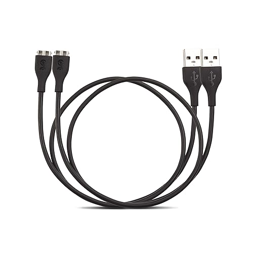 Cable Matters 2-Pack Charging Cable for Fitbit Charge HR - 20 Inches