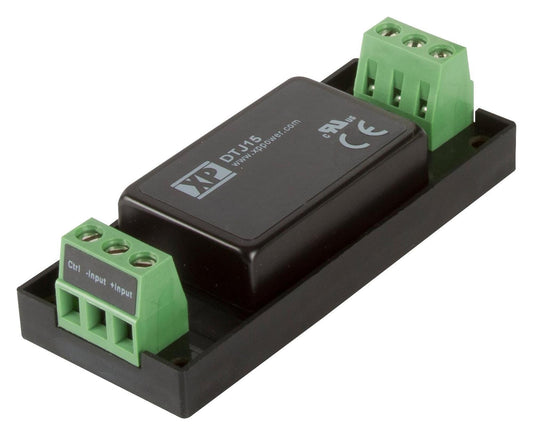 DTJ1548D15 Power Supply DC-DC ; Chassis Mount; 15W; +/-15V@+/-0.5A; 18-75V in