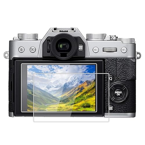 kinokoo Screen Protector for fujifilm X-T30 III/ X-T30 II/ X-T30/X-T20/X-T10 camera, 0.25mm 9H Hardness Tempered Glass Film for fuji
