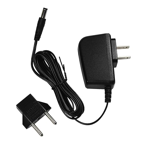 HQRP 9V AC Adapter Compatible with Honeytone E-15 Headphone Amplifier/N-10 Mini Amp Plus HQRP Euro Plug Adapter