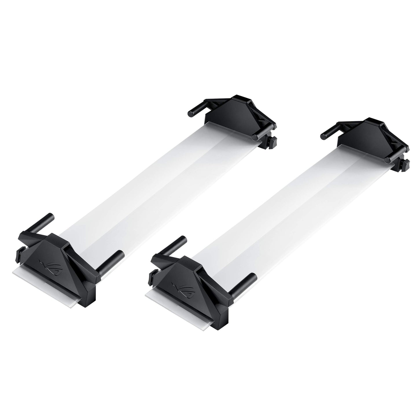 ASUS ABF01 ROG Bezel-Free Kit Universal Multi-Monitor Setup with Optical Micro-Structures Easy Assembly, Clear, (Set of 2)