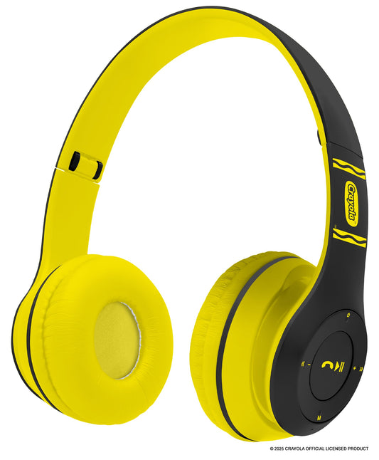 Crayola Kids Over Ear Headphones, Overear Wireless Bluetooth 5.0 w Microphone, Lightweight Comfortable Headset for Home Travel, 5H Playtime…