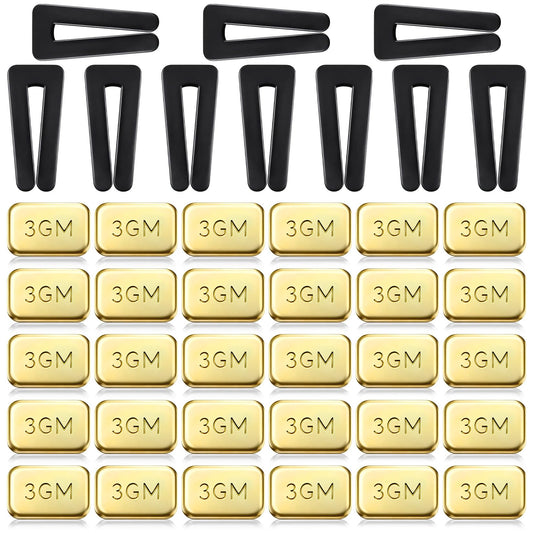 40PCS Ceiling Fan Blade Balancing Kit, 10 Sets Ceiling Fan Weight Balance Kit Including 10Pcs Resilient Plastic Balance Clips and 30 Pcs Metal