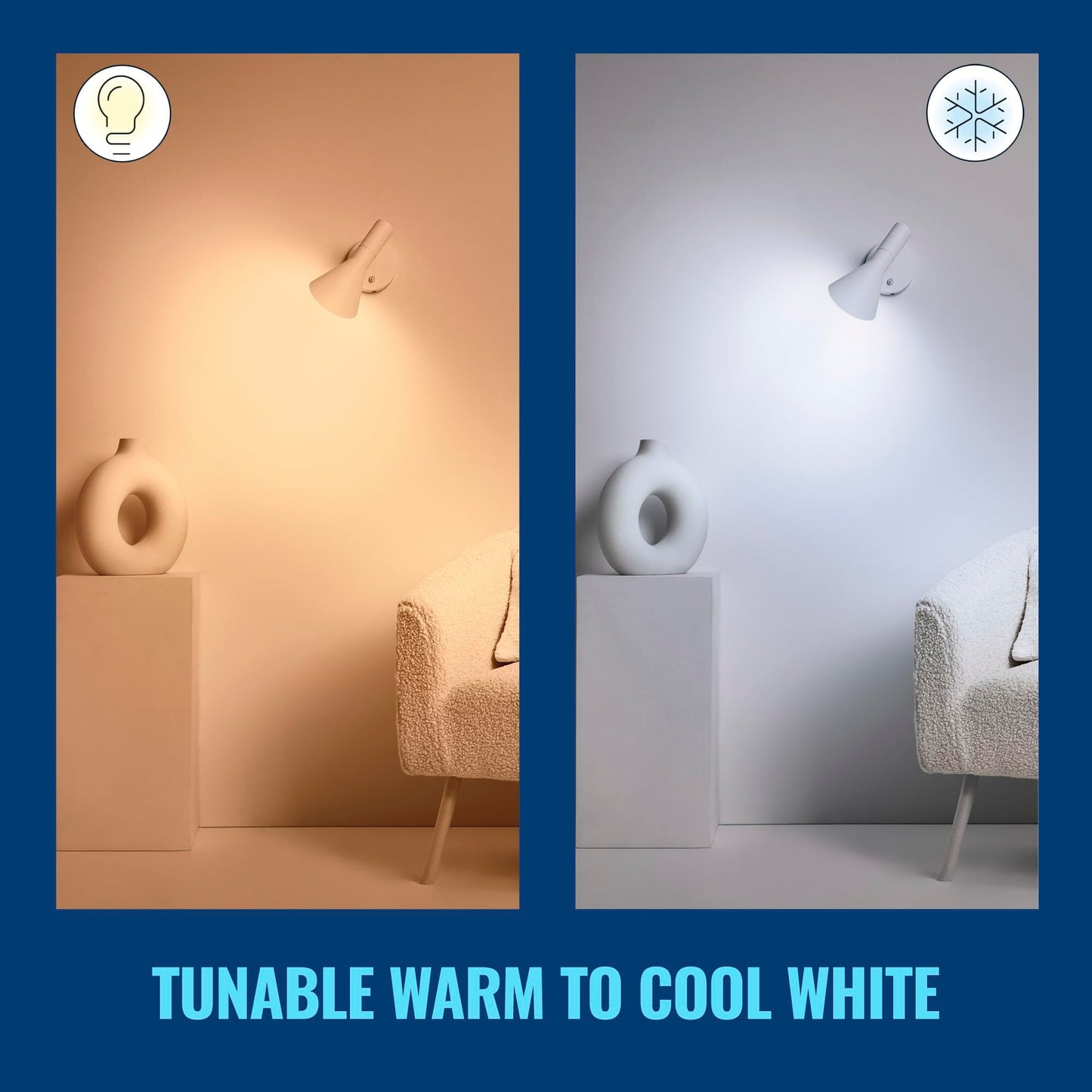 WiZ Connected 40W B12 Smart Candle-shape, E12 base, Full Color, Dimmable, 1-Pack, Indoor, Connect to Wi-Fi, Control Voice or App + Activate