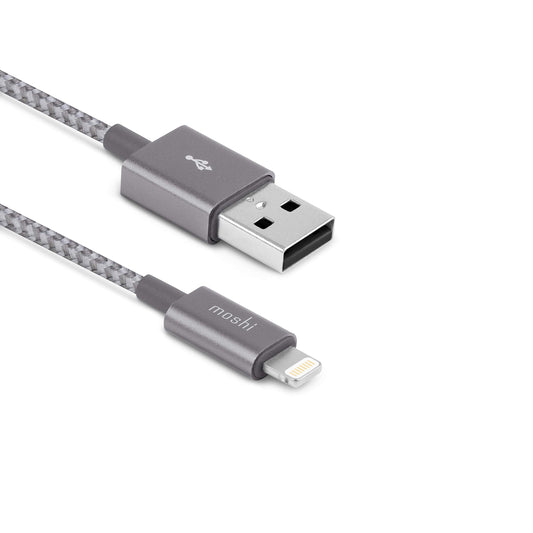 Moshi Integra USB-A to Lightning Cable 4 ft/1.2m, iPhone Charger, MFi-Certified, Ballistic NylonBraiding, Compatible with iPhone 12, AirPods Pro…