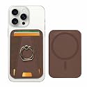 PureGear Mag Wallet Grip Kickstand, Magnetic Card Wallet Holder with Ring Holder for MagSafe iPhone 17,16,15,14,13,12 Series, MagSafe Compatible