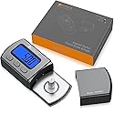Neoteck Digital Turntable Stylus Force Gauge 0.01g/5.00g with Blue LCD Backlight Turntable Stylus Pressure Gauge with 5g Weight & Leather Case
