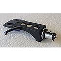 ZXPC Black Plastic Turntable Headshell for Technics SL-1200 & Other Turntables with RCA/Auxiliary Connectivity