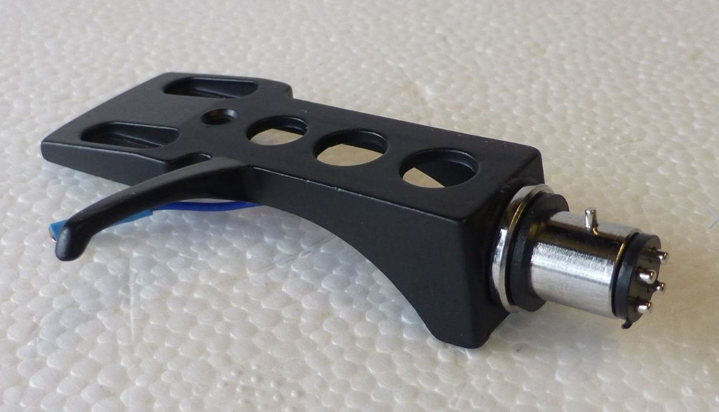 ZXPC Black Plastic Turntable Headshell for Technics SL-1200 & Other Turntables with RCA/Auxiliary Connectivity