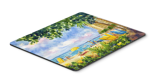 Caroline's Treasures 6065MP Beach Resort View from The condo Mouse Pad, Hot Pad or Trivet for Home Office Gaming Working Computers Laptop Mouse