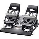 Thrustmaster TFRP Flight Rudder Pedals - Realistic Flight Simulator Controls with Sliding Rail System for Smooth Precision - Compatible with PS5, Xbox