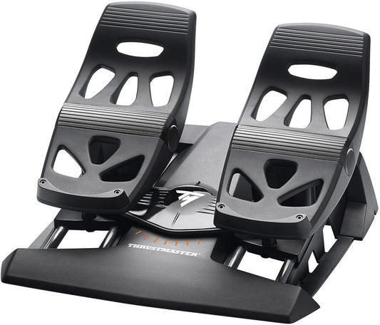 Thrustmaster TFRP Flight Rudder Pedals - Realistic Flight Simulator Controls with Sliding Rail System for Smooth Precision - Compatible with PS5, Xbox