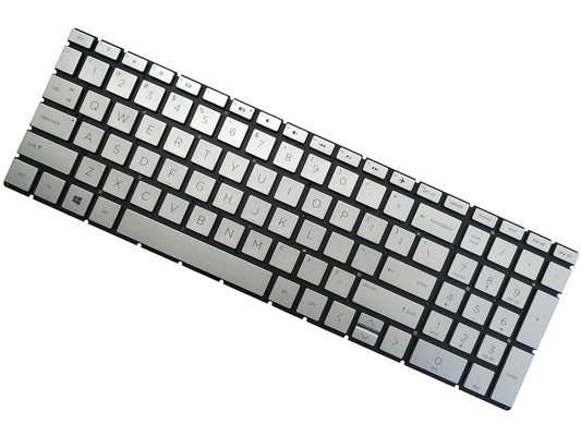 Laptop Replacement Keyboard Fit HP Pavilion 15-DA 15-DB TPN-C135 TPN-C136 US Layout (No Backlight Sliver)