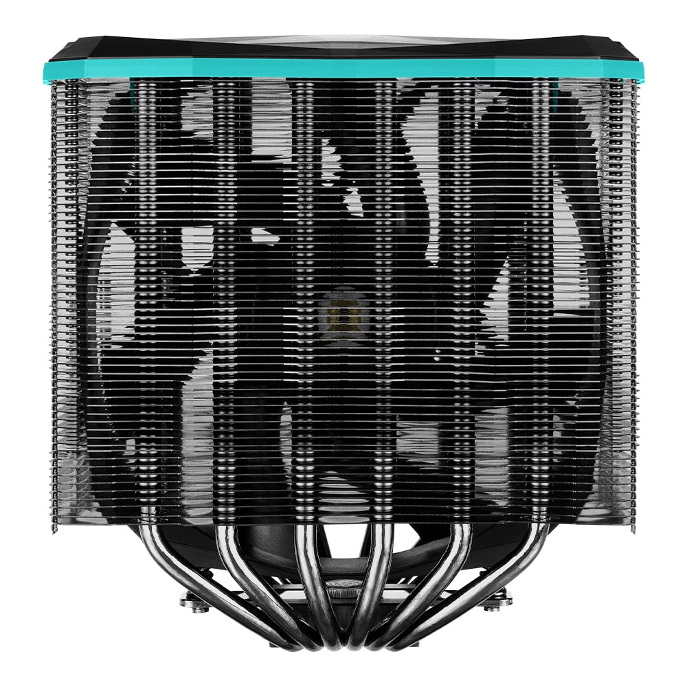 Iceberg Thermal IceSLEET G6 Stealth Black-Nickel Plated 6 Direct Touch Heatpipe, with Ultra 140mm Silent Fan Premium CPU Air Cooler LGA 1700