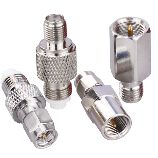 TUOLNK 4 Type Set SMA to FME 4G Antenna Adapter Kit SMA to FME Coaxial Adapter WiFi Antenna for Coaxial Cable WiFi Antenna Wireless LAN Device RF Coax