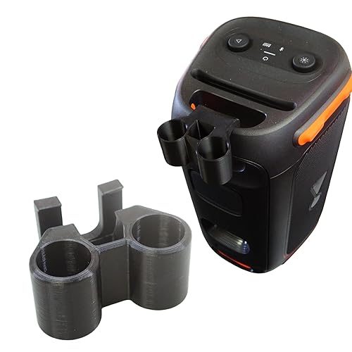 Dual Microphone Holder 2x Mic Bracket for JBL Partybox 100, 110, 310 Speaker