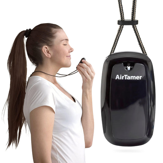 AirTamer A315 Wearable Air Purifier Necklace - Black
