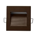 NICOR Lighting LED Square Accent Pathway Steplight, Oil-Rubbed Bronze (STQ-10-120-OB)