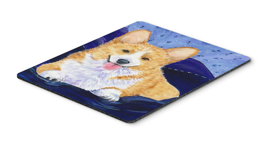 Caroline's Treasures SS8414MP "Corgi Mouse Pad, Hot Pad or Trivet" for Home Office Gaming Working Computers Laptop Mouse Mat,Washable Large Mousepad