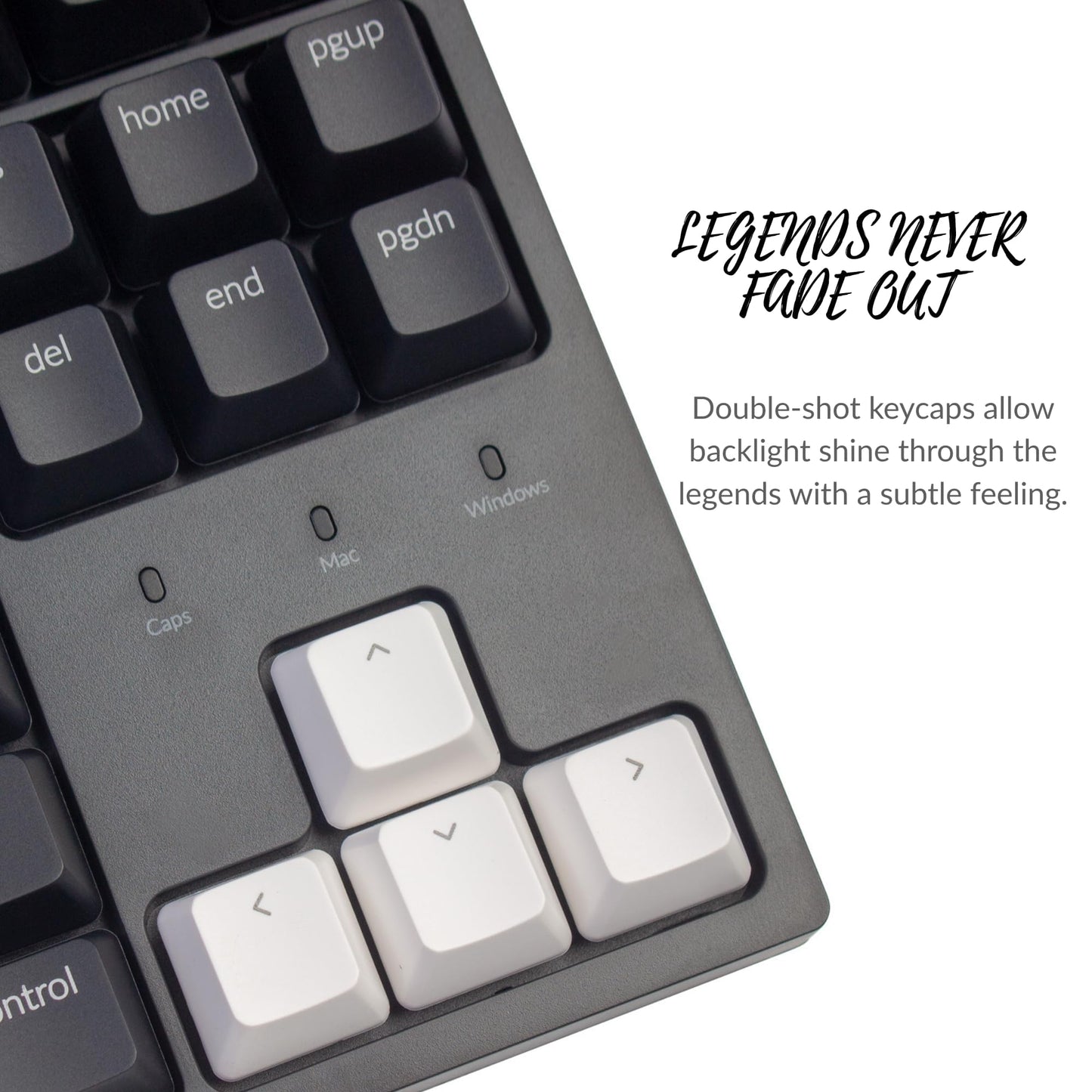 Keychron C1 Wired Mechanical Keyboard TKL, RGB Backlit with Double-Shot ABS Keycaps, 87 Keys Hot-Swappable Pre-lubed Tactile Switch Compatible