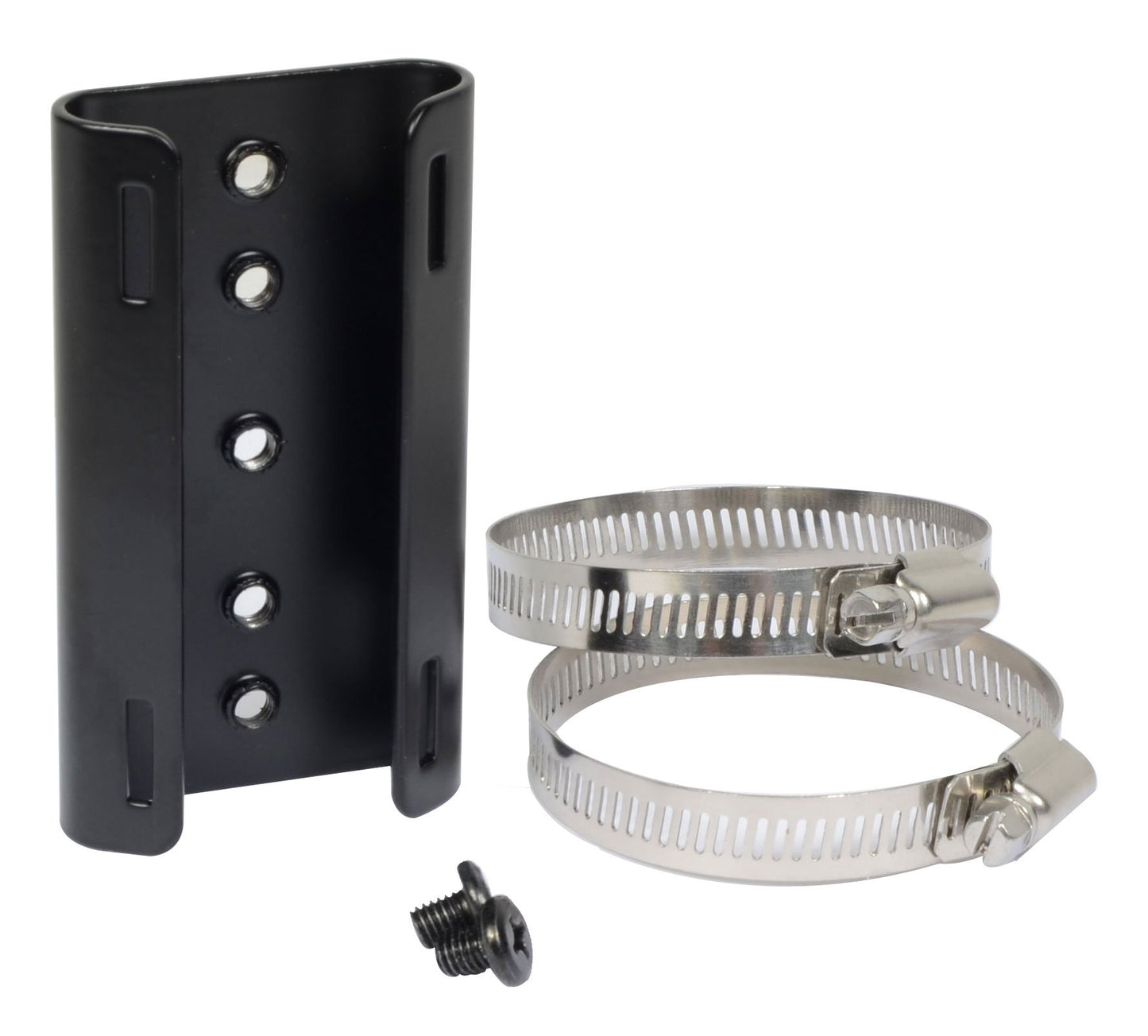 VideoSecu Pole Mount Clamp Bracket for CCTV Security Cameras, Adjustable Diameters 84mm-165mm, Loading Capacity 20 lbs