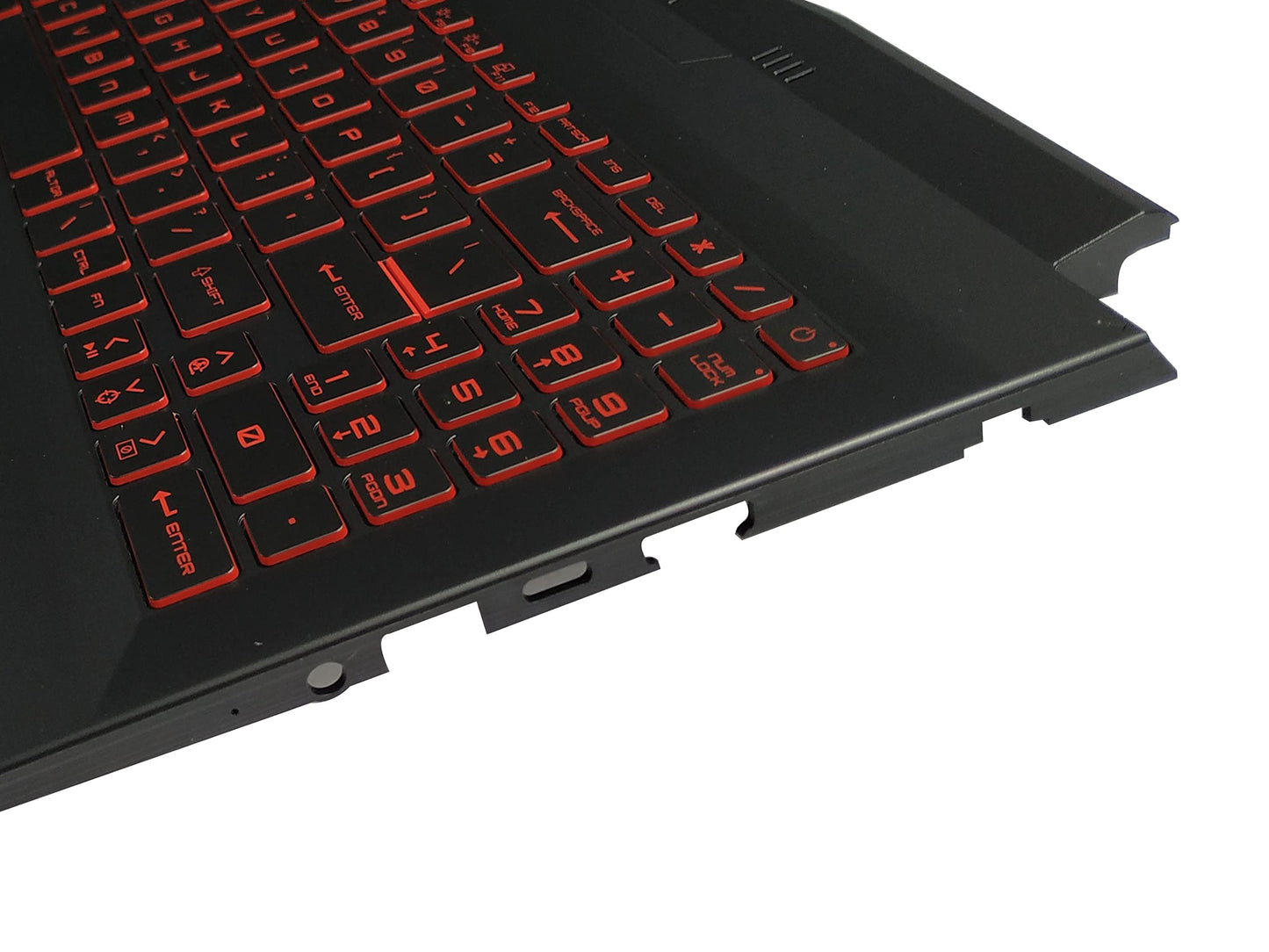 Laptop Replacement Keyboard Compatible for MSI Katana Pulse GF66 11UE 11UG 11UD MS-1581 MS-1582 GL66 US Layout with Palmrest Upper Cover Case Shell
