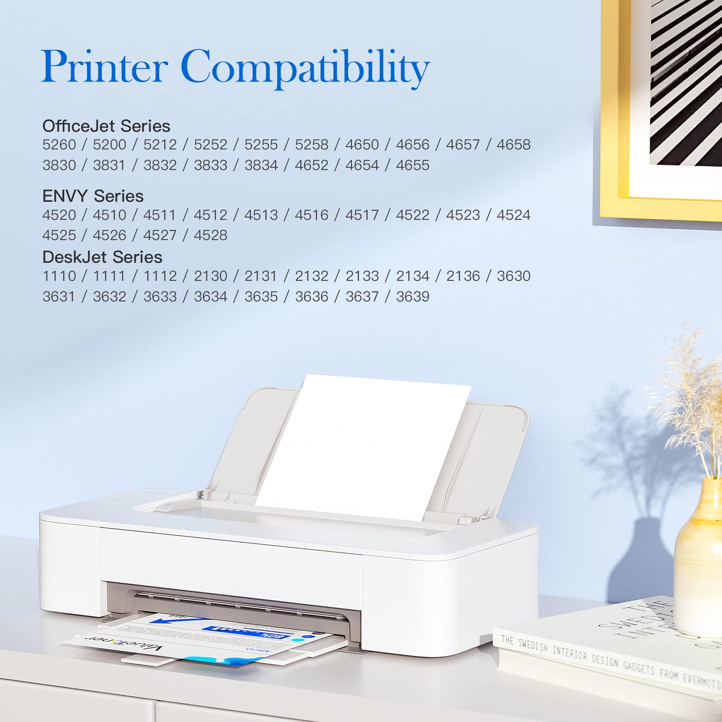 Valuetoner Remanufactured Ink Cartridge Replacement for HP 63XL 63 XL for Envy 4520 4512 4516 Officejet 5252 3830 3833 4655 5255 Deskjet 1112 2130