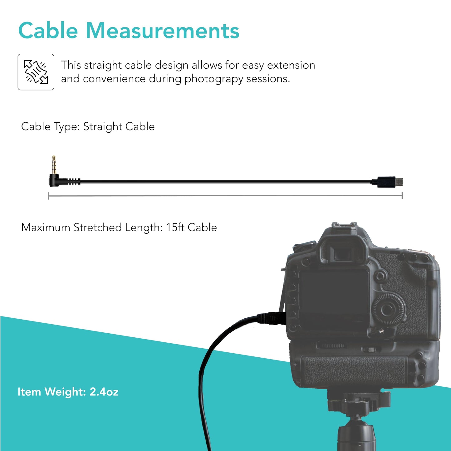 Foto&Tech 2.5mm N3 Camera Remote Control Shutter Release Cable Cord for Nkon Z8 Z6 III D780 Z6 Z7 D7500 D750 D5600 D5500 D7200 D7100 D5200 D5100 D5000