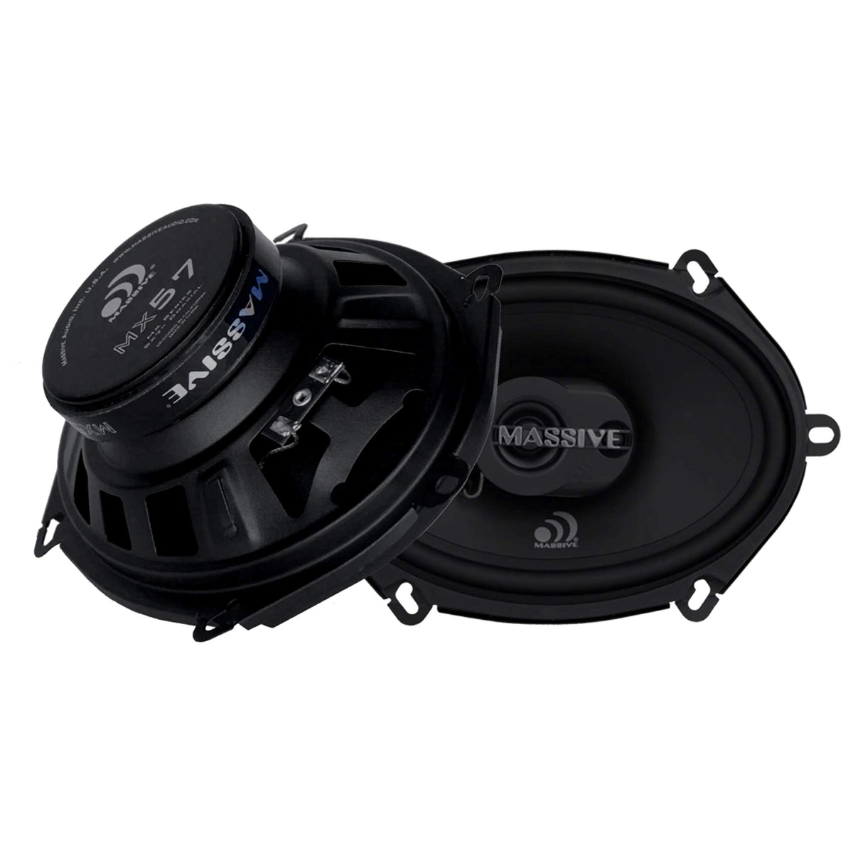 Massive Audio MX57V2 | 5x7/6x8 2-Way Coaxial Car Speakers
