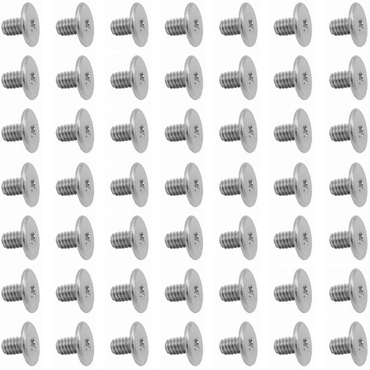 50pcs NVMe M.2 SSD Mounting Screws,Stainless Flat Phillips Head HDD M2 x 3mm Screw for Computer PC Laptop Case WLAN Card Cooling Fan I/O Board,M2*3mm